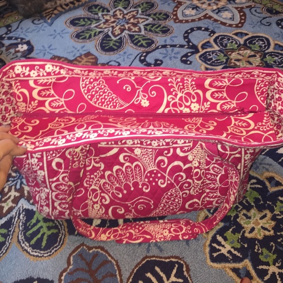 Vera Bradley Get Carried Away Tote Pink Ribbons - Picture 3 of 4