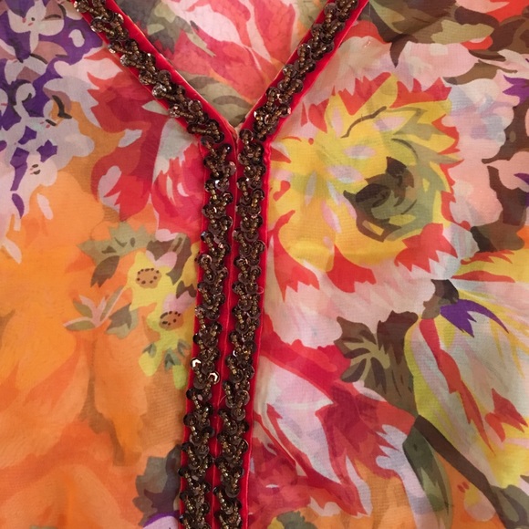 Free People floral kimono top - Picture 2 of 4