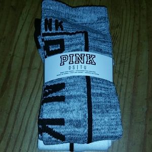 Pink knee high socks