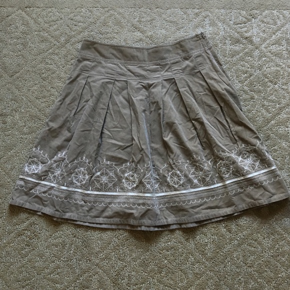 Ann Taylor Loft - Midi A-Line Skirt