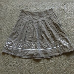 Ann Taylor Loft - Midi A-Line Skirt