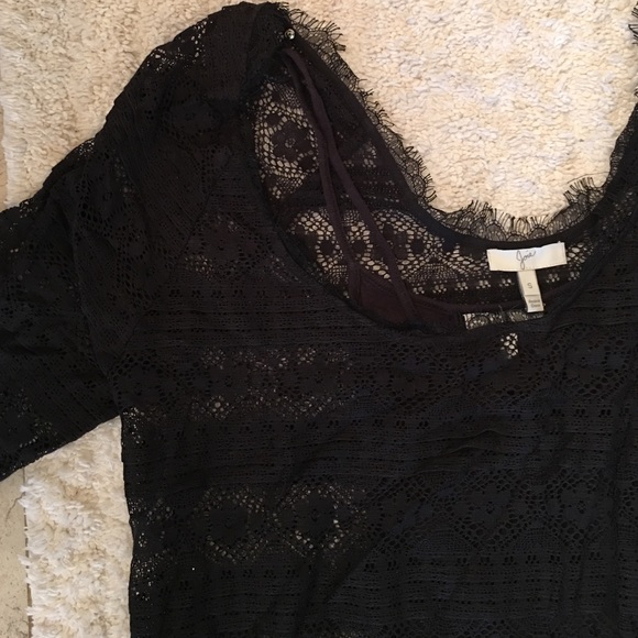 Joie Black lace dress - Picture 2 of 4