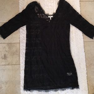 Joie Black lace dress