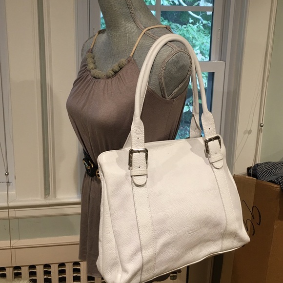 White handbag