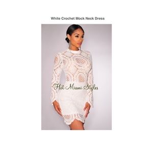 White Croquet Boutique Mini Dress