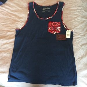 Men's Aztec print tank