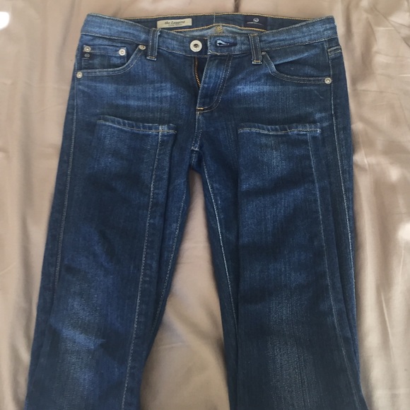 Ag super skinny blue jeans