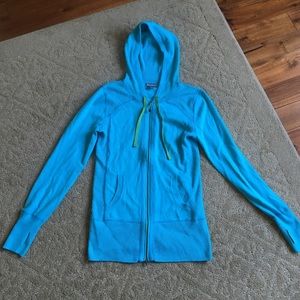 Eddi Bauer- Blue Knit Fitness Hoodie