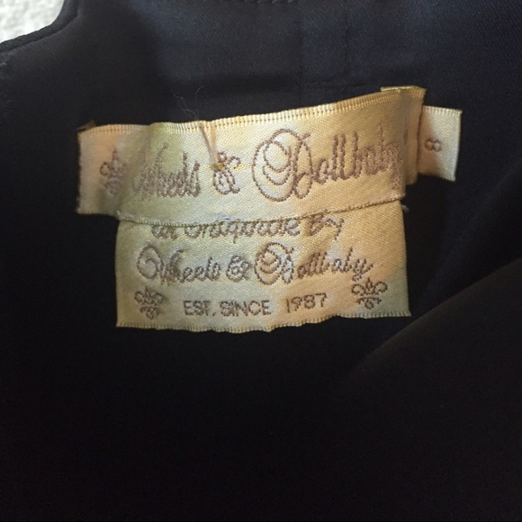 Black satin mini dress from Wheels & Babydoll - Picture 2 of 4