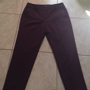 Loft purple Julie capris.