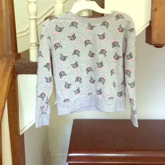 Girls cute cat shirt