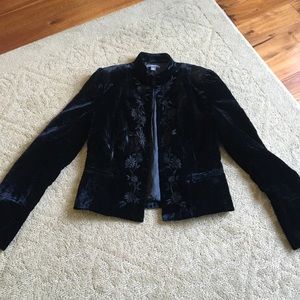 Apt. 9 - Black Velvet fitted Jacket
