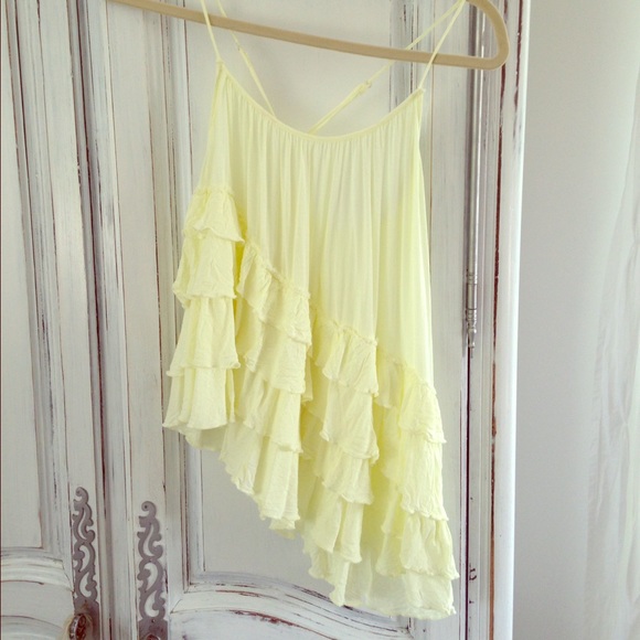 Free People asymmetric tank size S