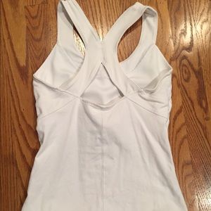 Athleta tank top white size 6. Worn once.