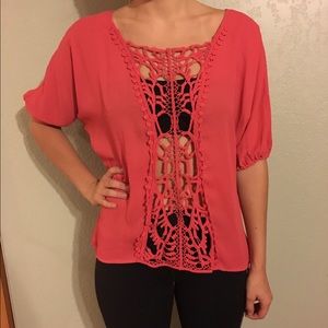 Lace Front Blouse