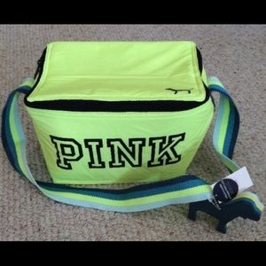Bright Yellow Green Victoria's Secret cooler! New!