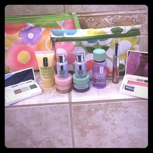 Clinique make up and bags