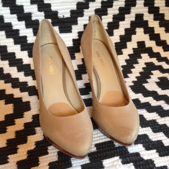 Nine West Nude Heels
