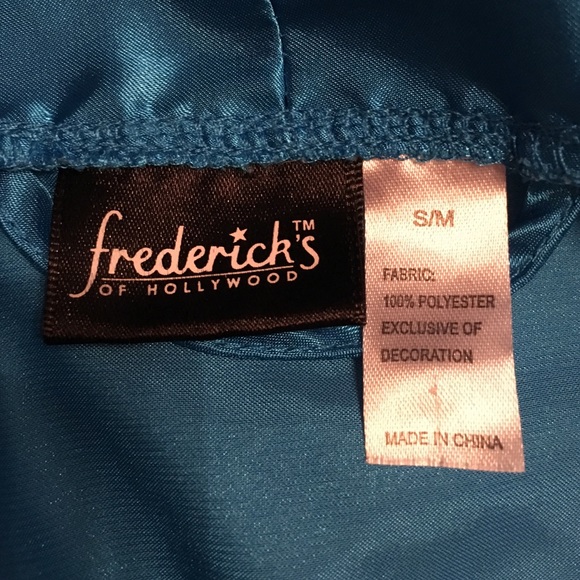 Frederick's of Hollywood Harlow Satin Kimono Robe - Picture 3 of 3