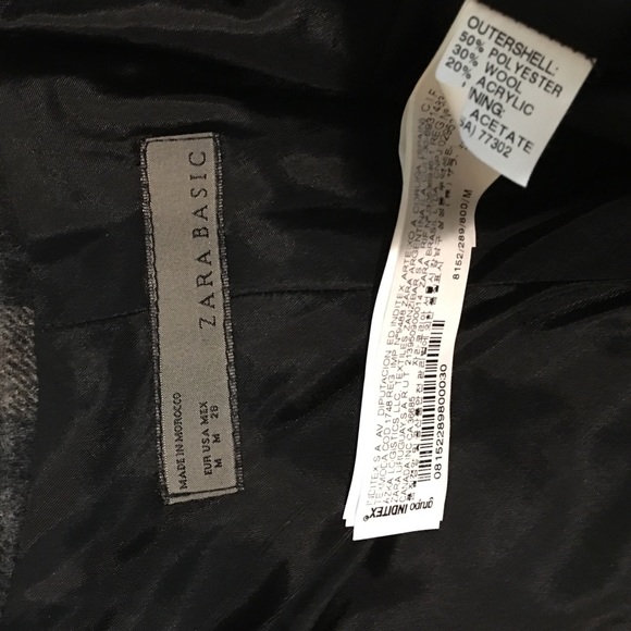 Zara tartan checked cape - Picture 4 of 4