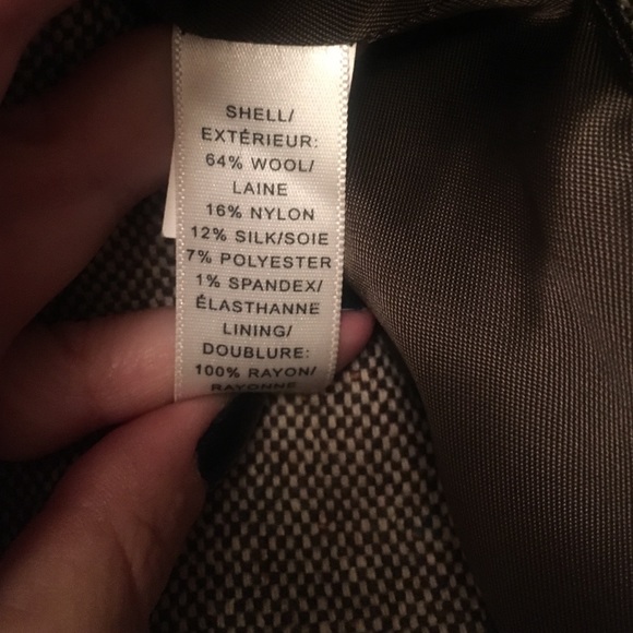 Banana Republic Brown tweed, classic suit style blazer - Picture 4 of 4