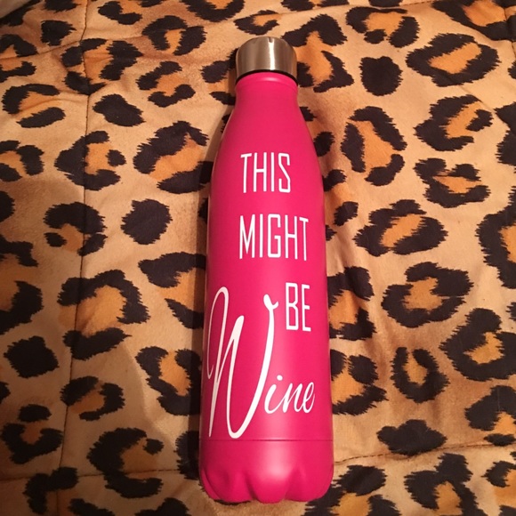 This might be wine water bottle!