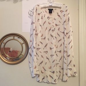 Ann Taylor bird cardigan
