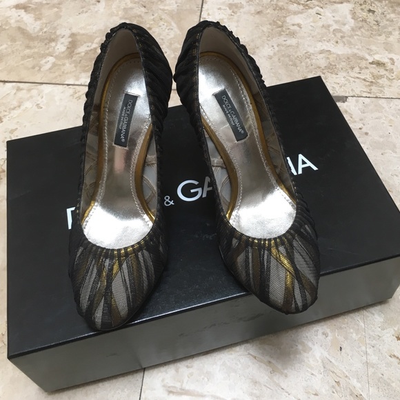 Dolce & Gabbana Decolette Nappa Heels - Picture 2 of 4