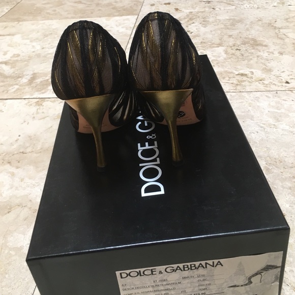 Dolce & Gabbana Decolette Nappa Heels - Picture 3 of 4