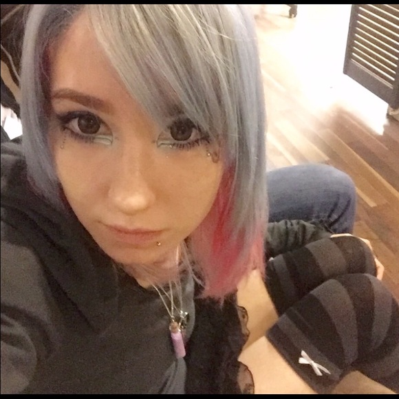 Dark Grey Hoodie with corset lacing