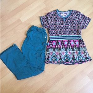 Koi Scrubs by Kathy Peterson