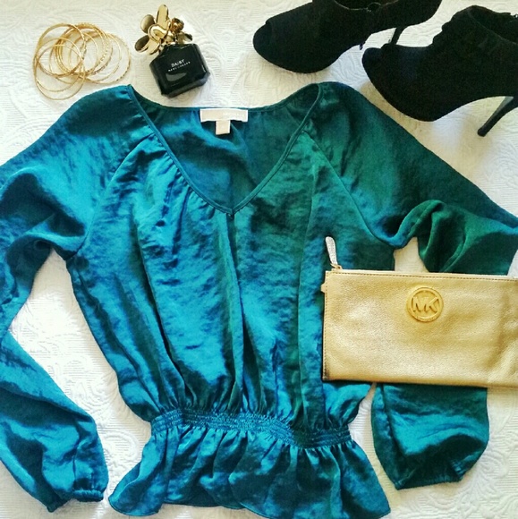 Michael Kors teal shirt