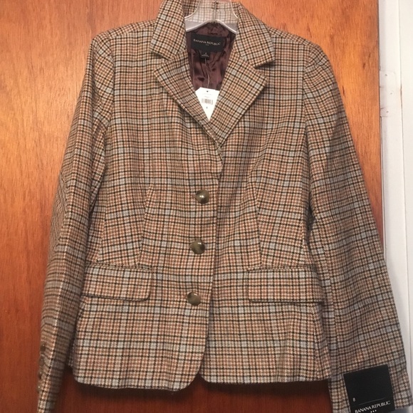 Banana Republic Houndstooth blazer - Picture 1 of 4
