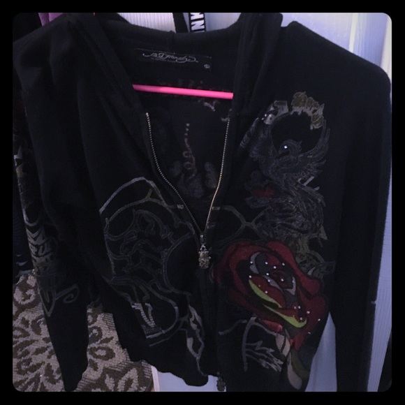 Ed hardy zip-up