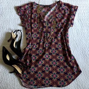 LNC Express Half Zip Blouse