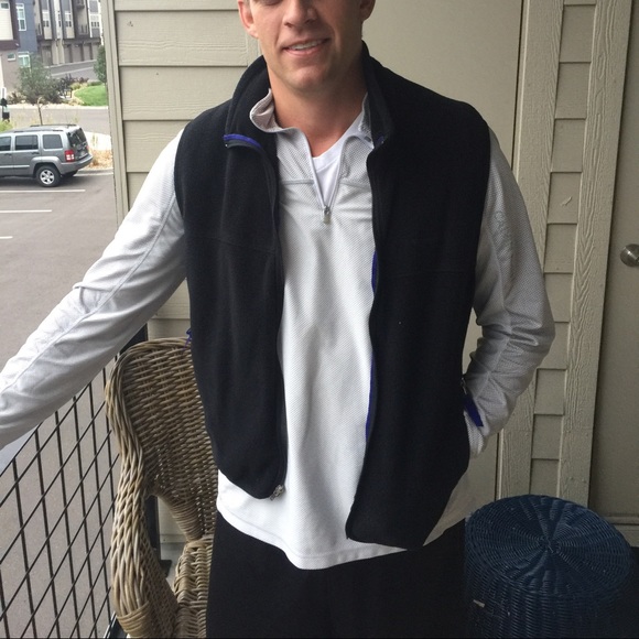 Men's vest fleece