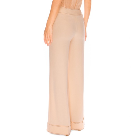 C/Meo Collective || Cream Wide Leg Cuffed Pants - Picture 3 of 4