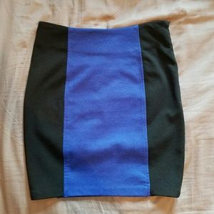 Sugarlips black and blue skirt