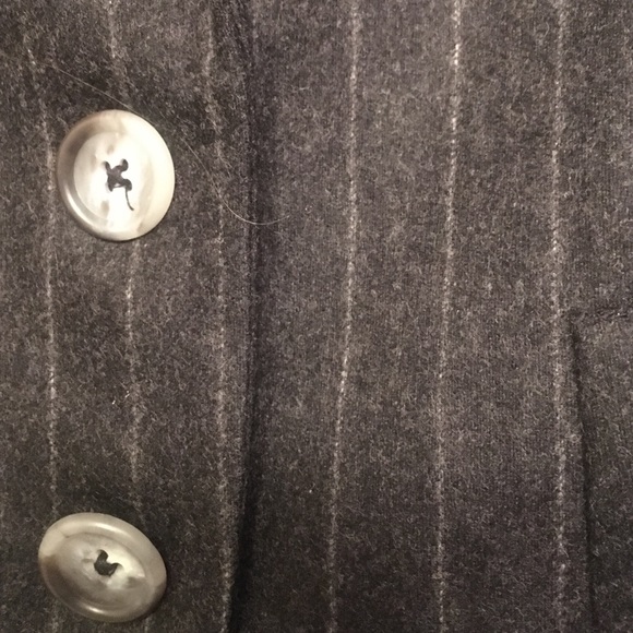 Banana Republic Charcoal pinstriped blazer - Picture 2 of 4