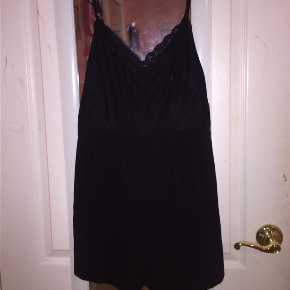 Black lace romper