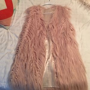 fur vest