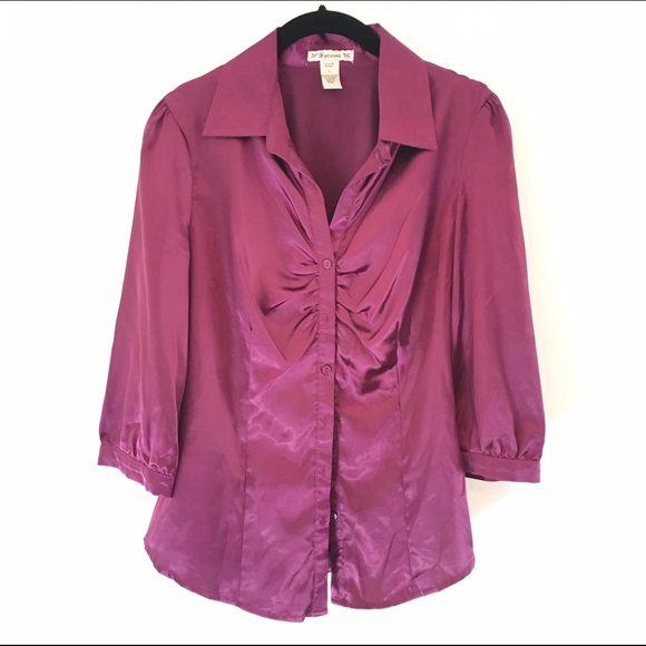 Purple Button Down