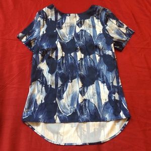 Blue Pattern H&M Top