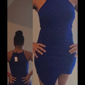 Blue Asymmetrical Dress for 💖WISCX💖