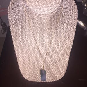 Gold necklace with Stone Pendent