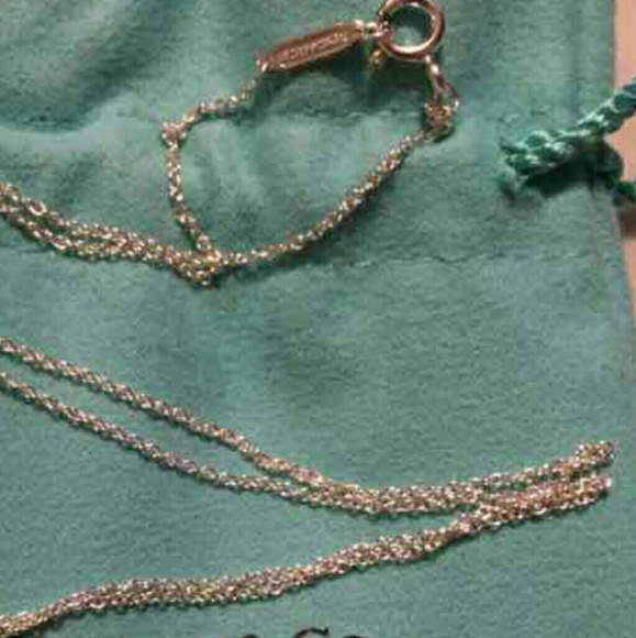 24" Sterling Silver Tiff & Co. Chain