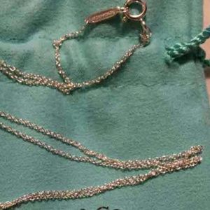 24" Sterling Silver Tiff & Co. Chain