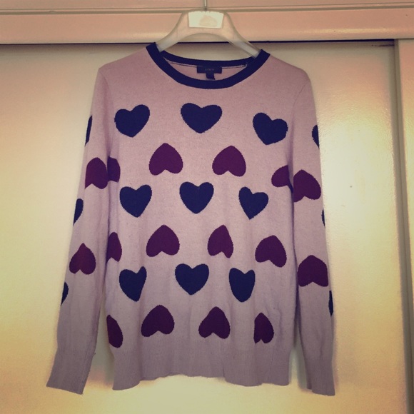 J.Crew Heart Sweater