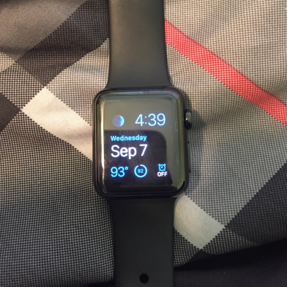 APPLE WATCH SPACE BLACK, STAINLESS STEAL, SAPHIRE
