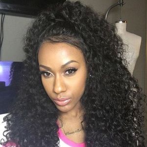 Brazilian curly with frontal